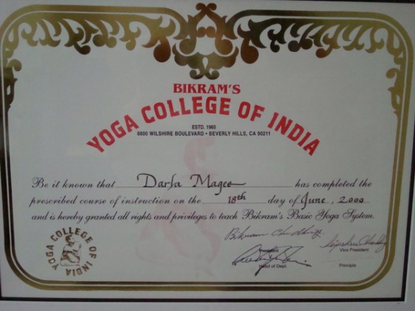 Bikram Cert 2000