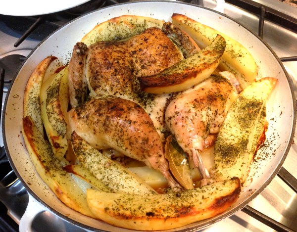 Spatchcocked Smart Chicken